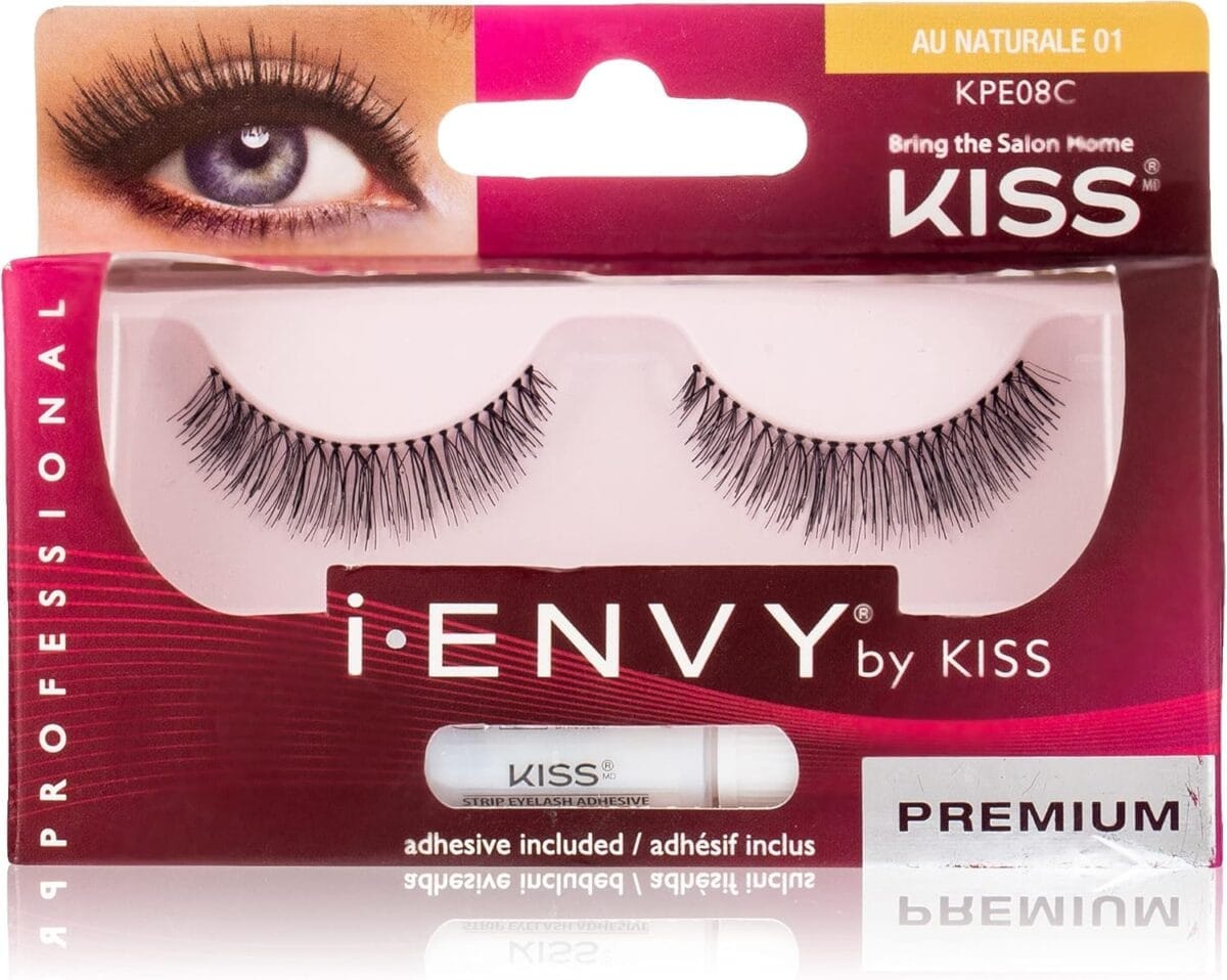 KISS I.Envy Eyelashes Au Natural KPE08C - 1 Pair