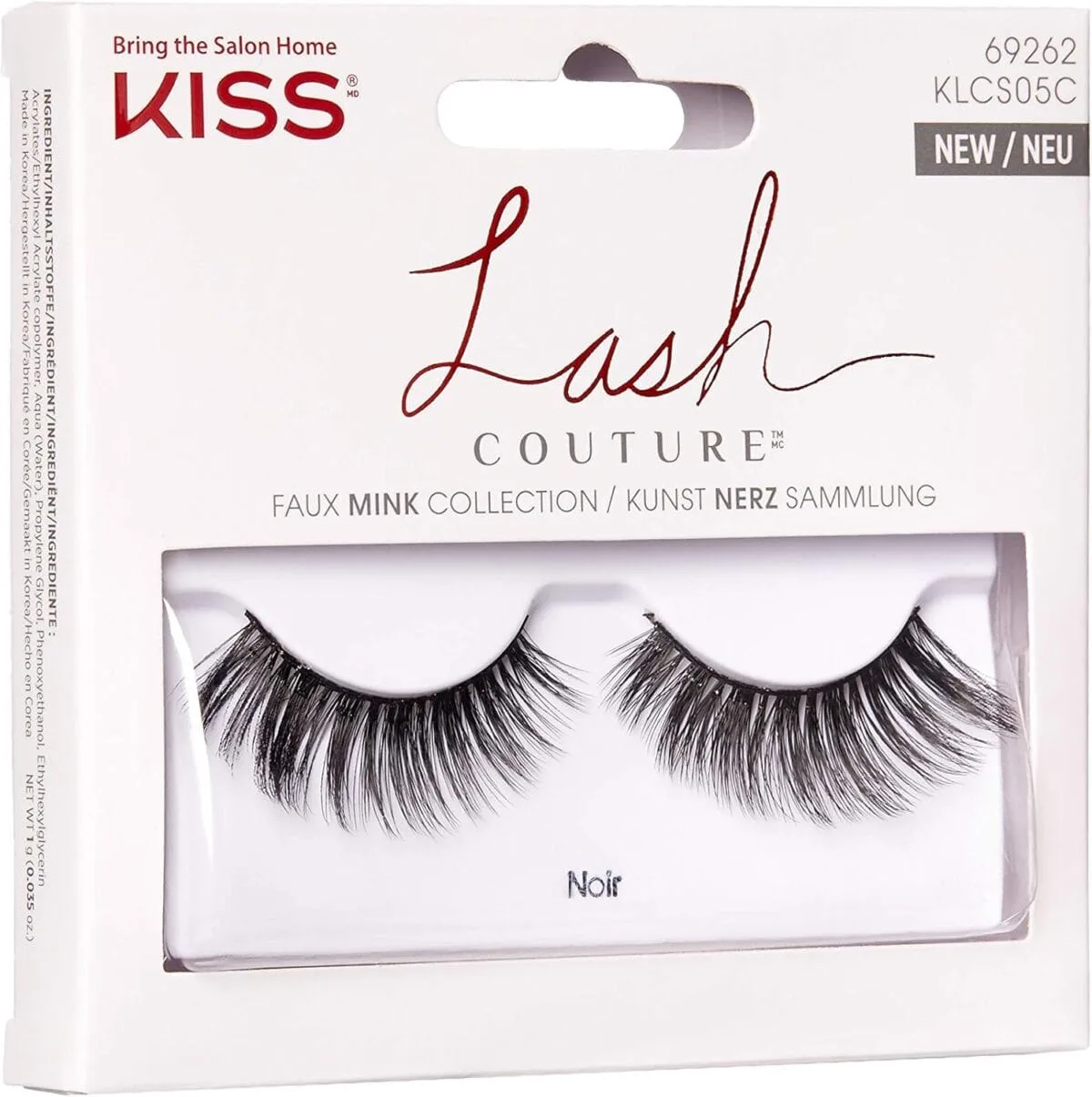 KISS Lash Couture Faux Mink - Noir - KLCS05C