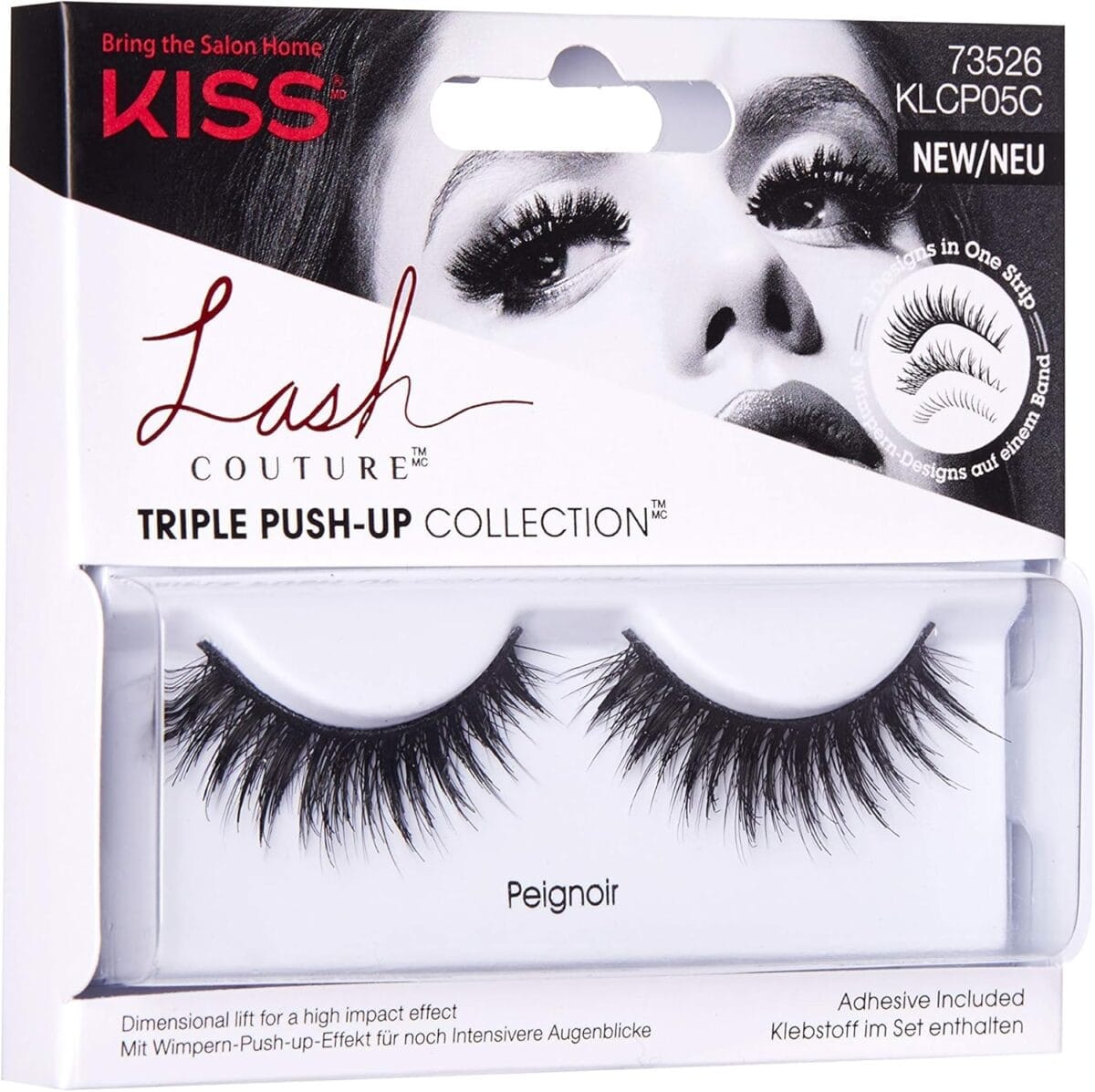 KISS Triple Push-Up Lashes - Peignoir