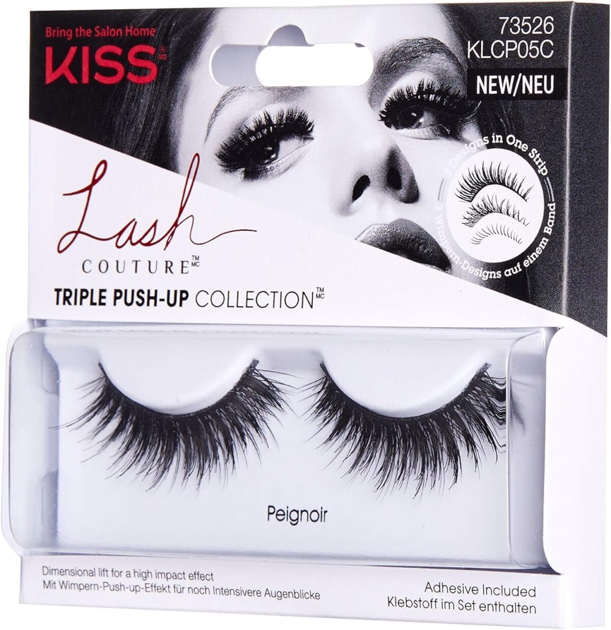 KISS Triple Push-Up Lashes - Peignoir