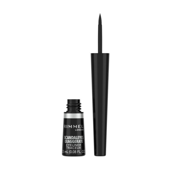 Rimmel London Exaggerate Eyeliner, 001 Black